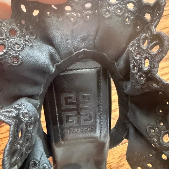 Givenchy Black Ruffled Heels - Picture 7 of 7